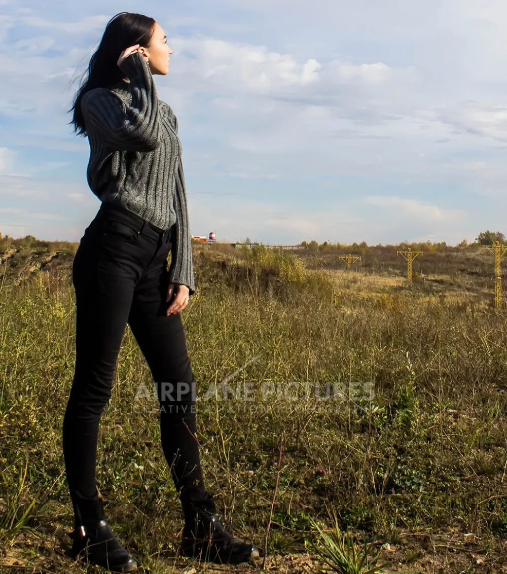 2017 Modaberries women skinny jeans black high waist rise in dark