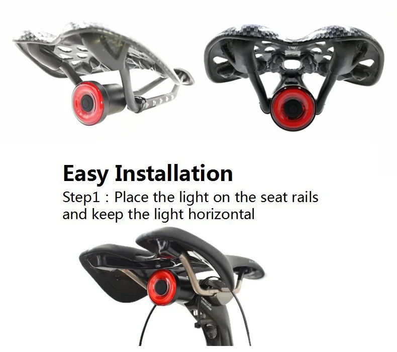 Xlite100 умный фонарик для велосипеда велосипед заднего света автоматического запуска/Стоп Тормозная зондирования IPx6 Водонепроницаемый задний фонарь велосипеда