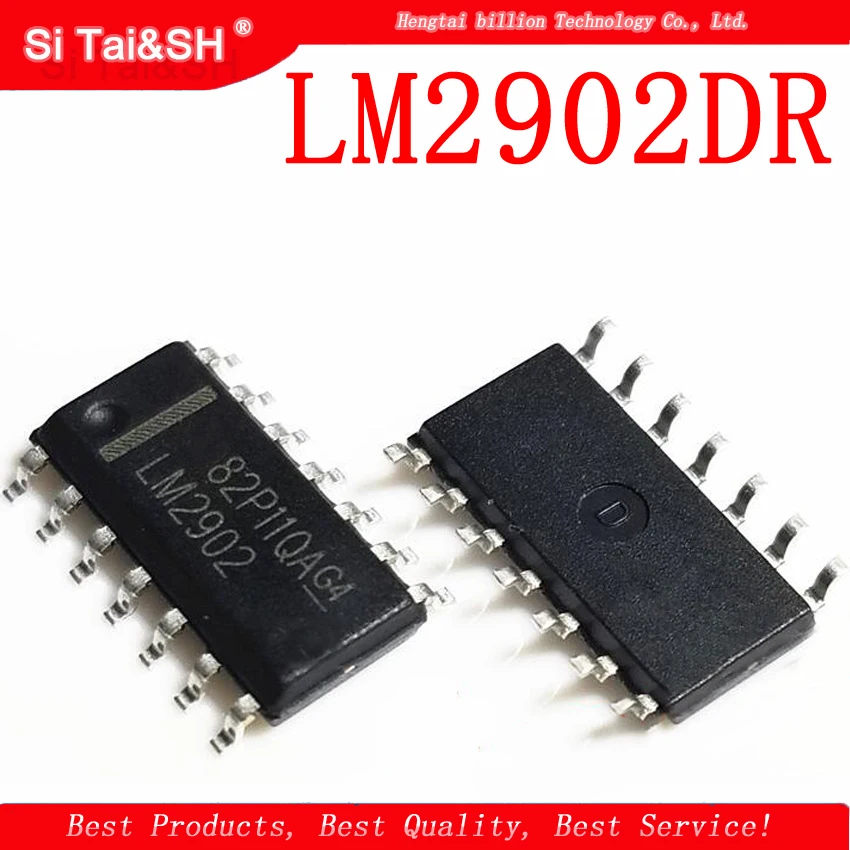 

10PCS LM2902DR SOP14 LM2902 SOP SMD new and original IC Operational Amplifier
