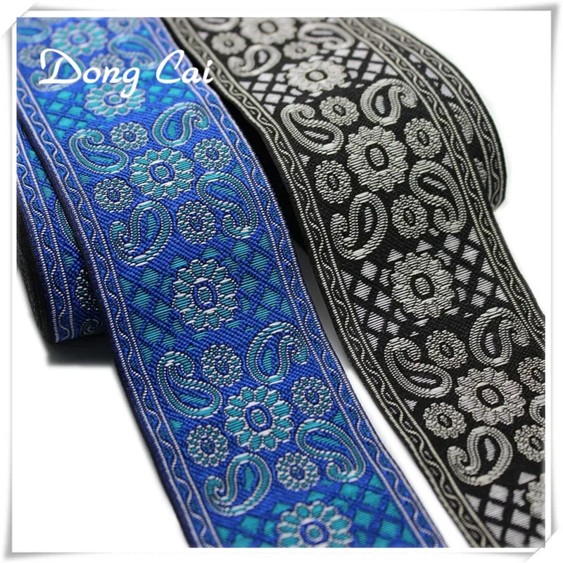 

9yards/lot 5CM Chinese national jacquard embroidered webbing ribbon Minority costumes decoration accessories can be customized