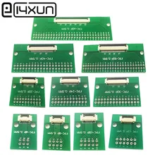 FPC FFC кабель 6 8 10 12 20 30 40 50 60 PIN 0,5 мм шаг разъем SMT адаптер 2,54 мм 1,00 дюйма шаг сквозное отверстие DIP PCB