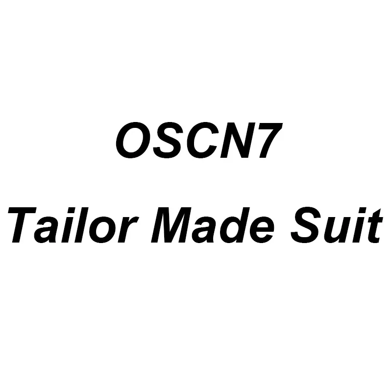 OSCN7 двубортные костюмы на заказ Мужские приталенные для свадебной вечеринки - Фото №1