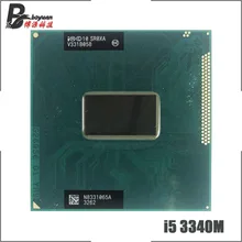 Intel Core i5-3340M i5 3340M SR0XA 2,7 ГГц двухъядерный процессор Quad-нить Процессор процессор 3 м 35 Вт Разъем G2/rPGA988B