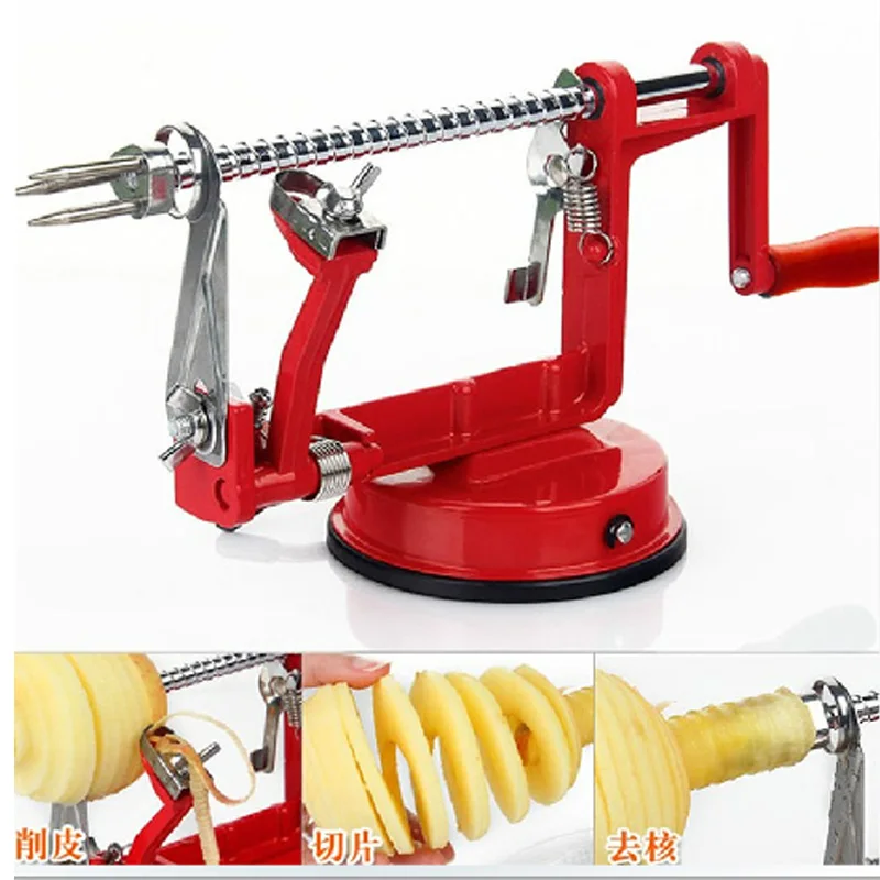 3 in 1 Multifunctional Xiaoping Guo machine peeled and pitted sliced apple peeler machine creative home kitchen tools