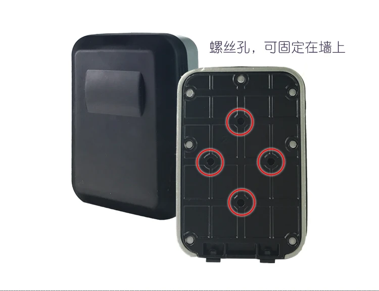 waterpoof zinc alloy 4 Digit Combination Password Keys Box Key Storage Organizer Wall Mounted Home Security Code Lock Key Box