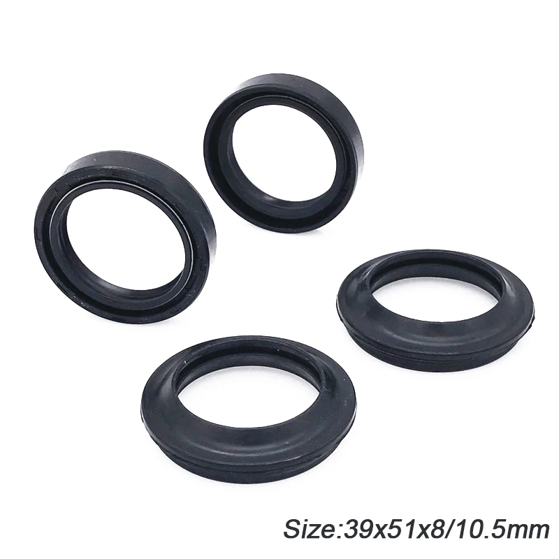 

Front Fork Damper Oil Seal and Dust Seal 39x51x8/10.5mm for Honda Steed 400 600 VLX