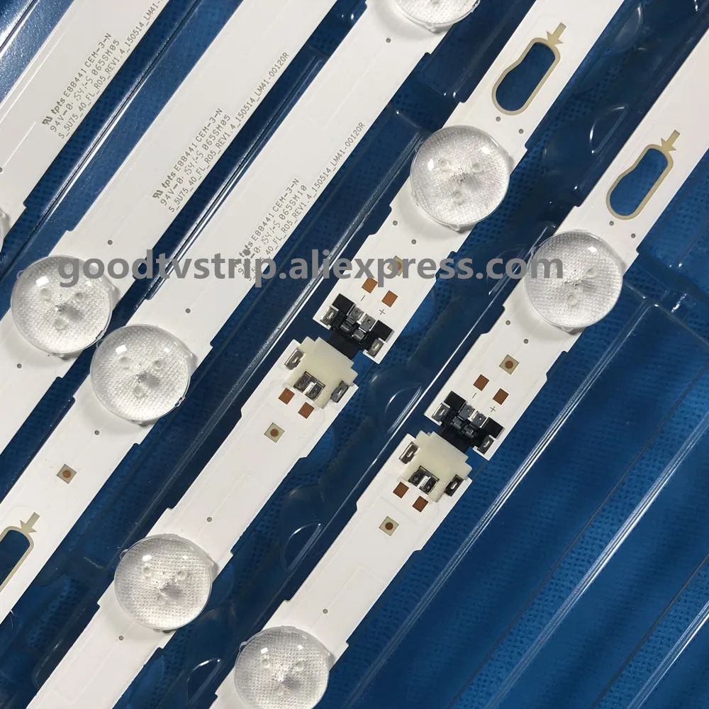10 шт светодиодный полосы подсветки для UE40JU6000K S-5U75-40-FL-R05 S-5U75-40-FL-L04 LM41-00120S LM41-00120R CY-GJ040HGLVDH