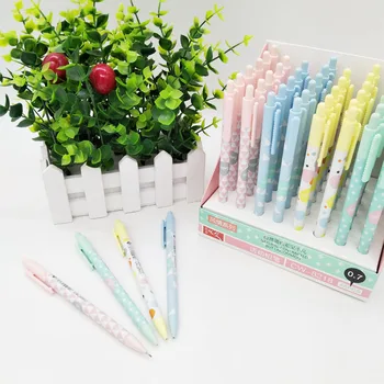

48 pcs/lot Nordic Simplicity Plastic Mechanical Pencil Automatic Pen For Kid School Office Supply Escolar Papelaria