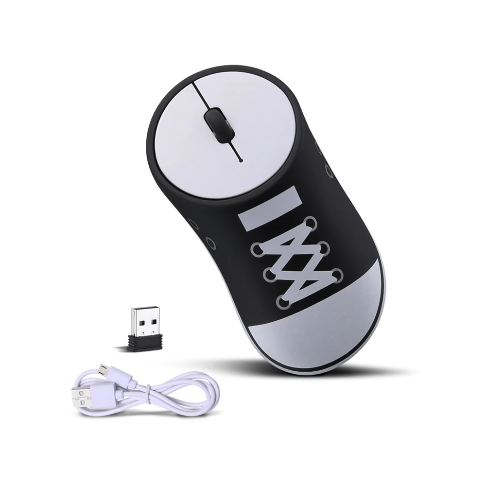 Портативная беспроводная перезаряжаемая мышь 1200 dpi мыши 2,4G Беспроводная офисная мышь бесшумный щелчок авто-сна мышь для ПК ноутбука