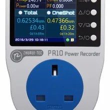 PR10-F UK 13A измеритель мощности socekt/кВтч метр/0,1~ 3250 Вт/Ватт метр/регистратор электропитания/автоматическая запись