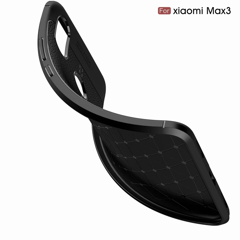 Чехол для Xiaomi Mi Max 3 / Max3 6 9 &quot роскошный мягкий силиконовый чехол с зернистой