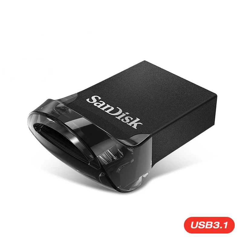 SanDisk флеш-накопитель USB Ultra Fit 32 Гб CZ430 16 ГБ 128 ГБ мини-накопитель 3,1 USB 3,0 64 ГБ