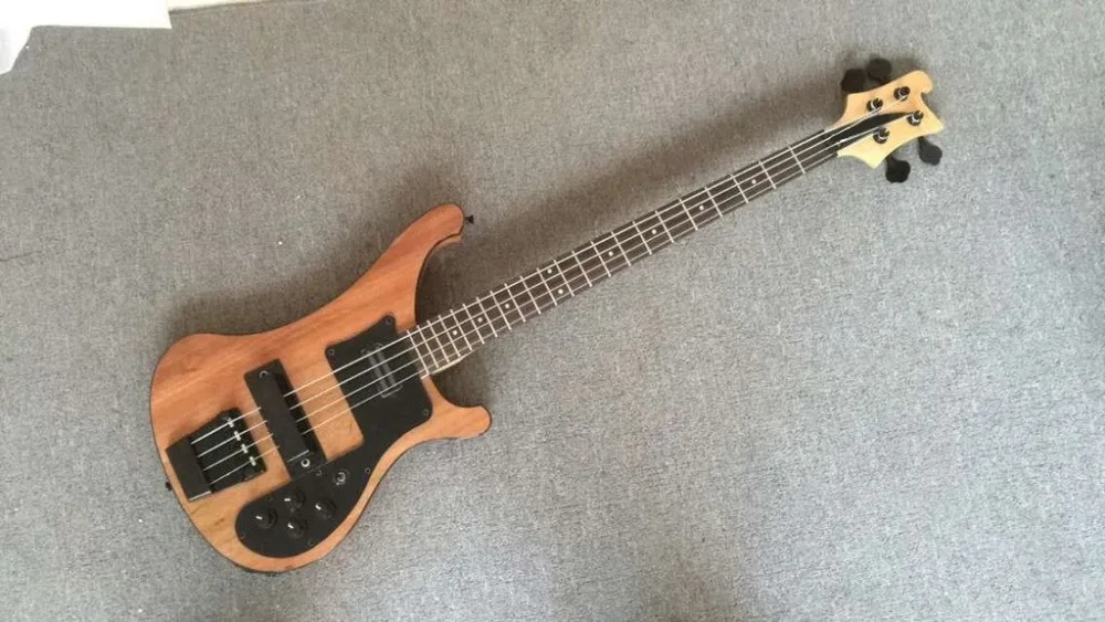 

2019 New + Guitar Factory + Rickenback 4 strings 4003 fireglo custom bass Natural Ricken 4003 bass stereo two output injack