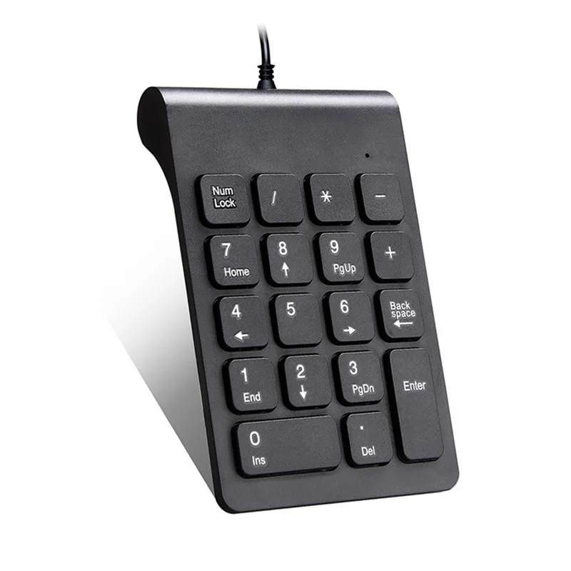 

Landas USB Wired Numpad keyboard Mini Numeric Keypad For Laptop all in one PC Mini Digital Wired Financial Bank Market Keyboard