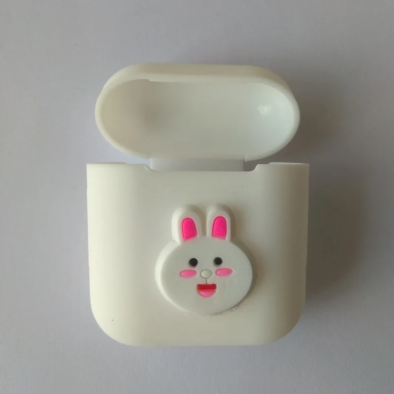 Силиконовый чехол для Apple Airpods защитный защита от потери настоящие Беспроводные