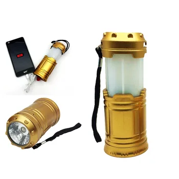 

MingRay Powerbank Lantern USB Rechargeable 3W LED portable hanging light for Camping tent Lamp 3xAAA Waterproof flashlight