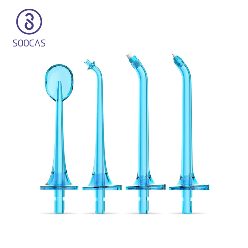 

SOOCAS W3 Water Flosser Nozzles Jets Oral Irrigator Jets Original Portable Electric Dental Nozzle Tips Extra Replacement