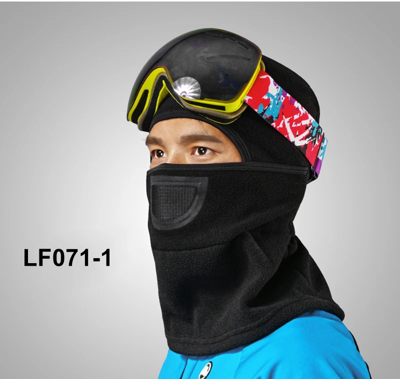ROCKBROS, зимняя термальная флисовая Лыжная маска для сноуборда, капюшон, полное покрытие для лица, шарфы, велосипедная маска для лица, наружная Ветрозащитная Балаклава, маска