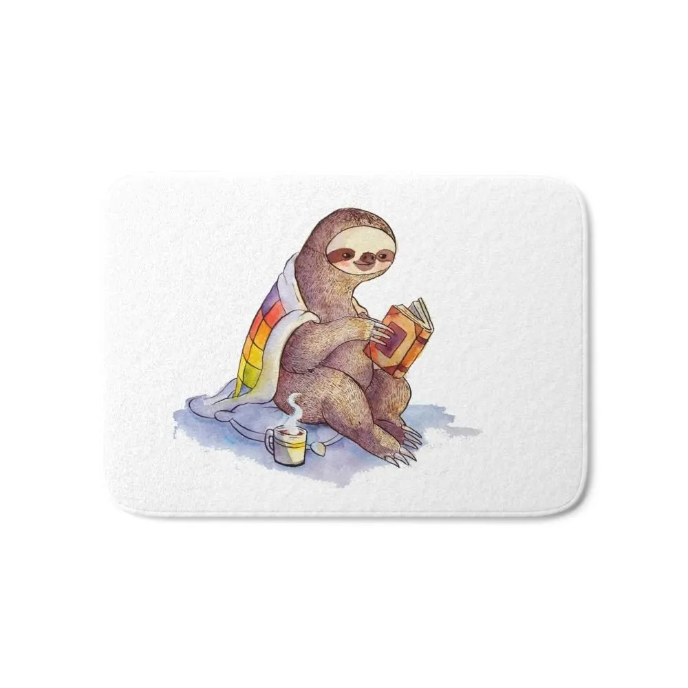 Ленивый коврик для ванной 17 &quotx 24&quot Коралловый флисовый Коврик