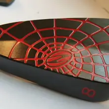 Zodia паук Железный набор черный зодиа паук Гольф кованые клюшки для гольфа 4-9 P гольф-клубов голова без вала