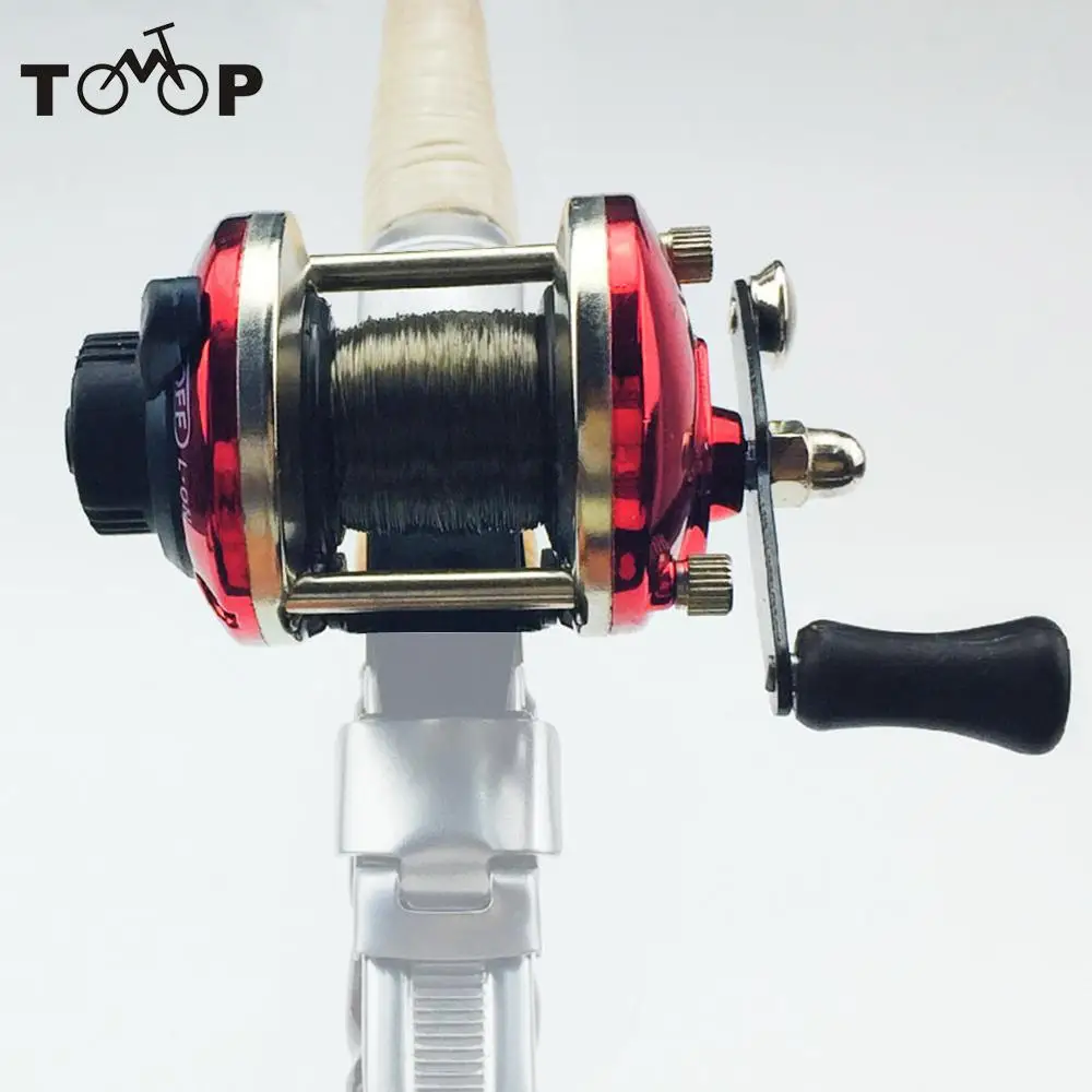 

Right Hand Ice Fishing Reel Lightweight Drum Reel Metal Construction Saltwater Freshwater Trolling Reels Trolling Carp