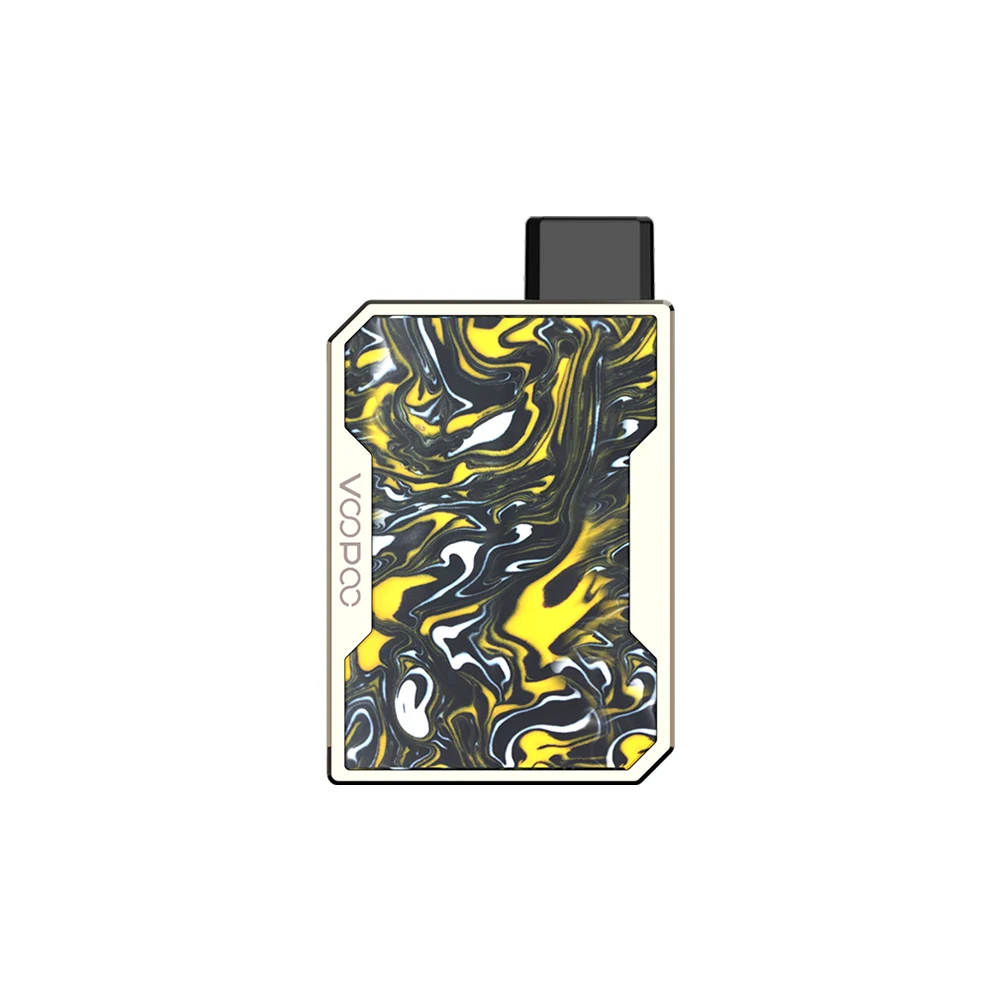 5 шт./лот VOOPOO DRAG Nano Pod Vape комплект с аккумулятором 750 мАч и картриджем 1 мл и генным чипом, комплект из смолы, Pod system vs Drag 2/Mico Kit - Цвет: Цвет: желтый