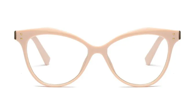 Сексуальные очки кошачий глаз оправа женские заклепки 45288 CCSPACE брендовые дизайнерские женские оптические очки модные компьютерные очки