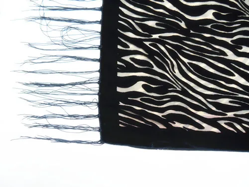 Женский бархатный шарф с принтом Зебра на весну/зиму|burnout velvet shawl|printed scarfzebra print scarf