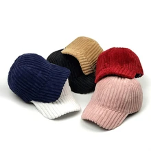 Зимняя и осенняя Женская Вельветовая бейсбольная кепка Корейская версия диких хипстеров Harajuku ретро простая теплая Кепка s вельвет Bas