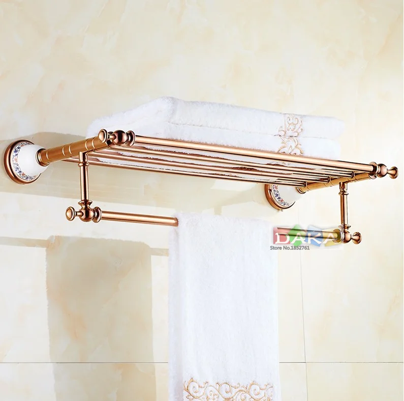 Buy 2016 Luxury Rose Gold Design Towel Rack,Modern Bathroom Accessories Towel