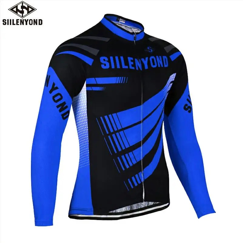 CBJ-SY-S0903 SIILENYOND Мужская велосипедная Одежда MTB Ropa Ciclismo Майо с длинным рукавом рубашки спортивные для езды на велосипеде Мотокросс горная дорога майки - Цвет: CBJ-SY-S0903