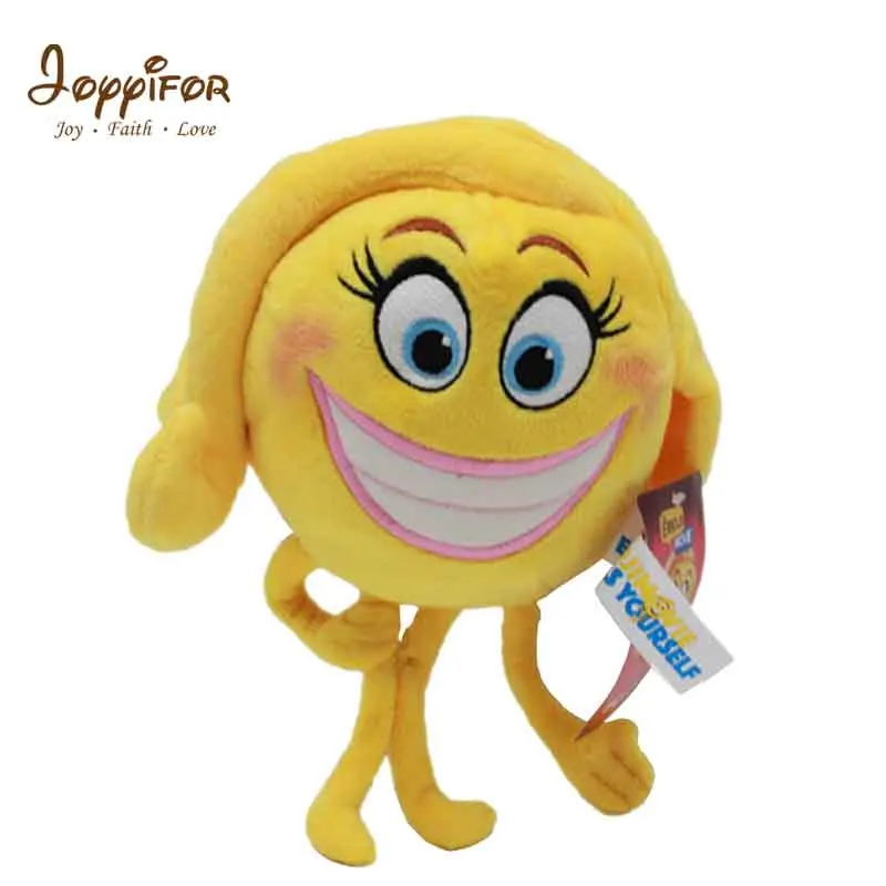 Joyyifor 25cm Good Quality Anime The Emoji Movie Plush Toys Express