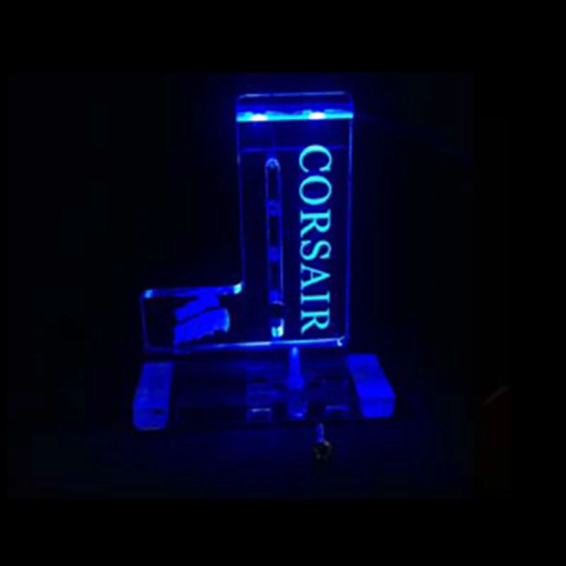 Newe tHIS Blue 30*140 mm For CORSAIR Graphics Cards Stand Support Logo Custom (Please Leave a ...