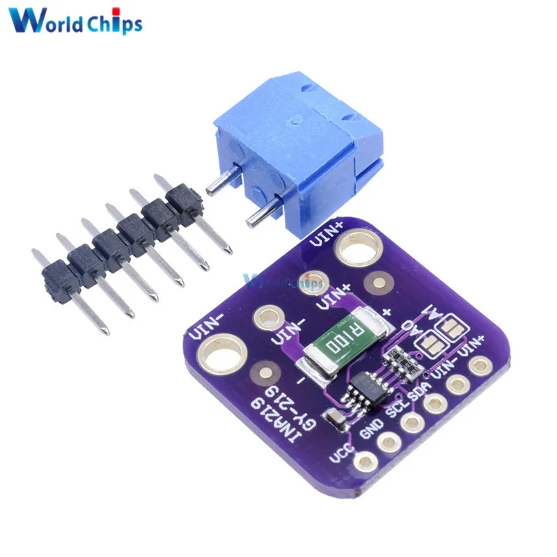 

INA219 GY-219 GY219 Current Power Supply Sensor Breakout Board Module Sensor Module I2C interface For Arduino DIY DC INA219B