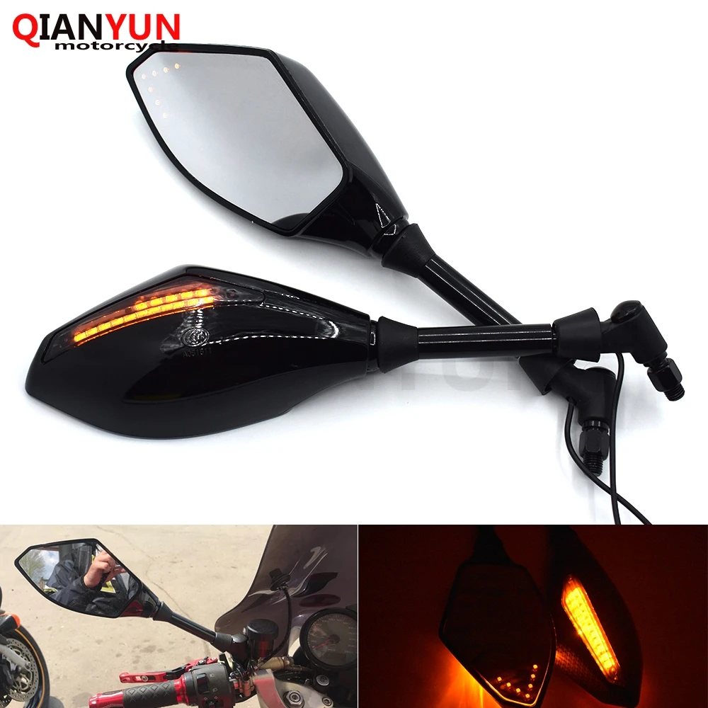 

Universal 10 mm motorcycle LED turn signal rear view mirror side mirror for BMW F800GS F800R F800GT F800ST F800S F700GS F650GS