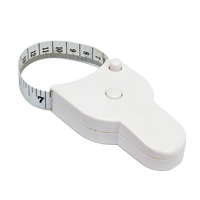 High Qulaity 1.5m Fitness Accurate Body Fat Caliper Measuring Body Tape  Ruler Measure Tape Measure White Body Fat Caliper - AliExpress