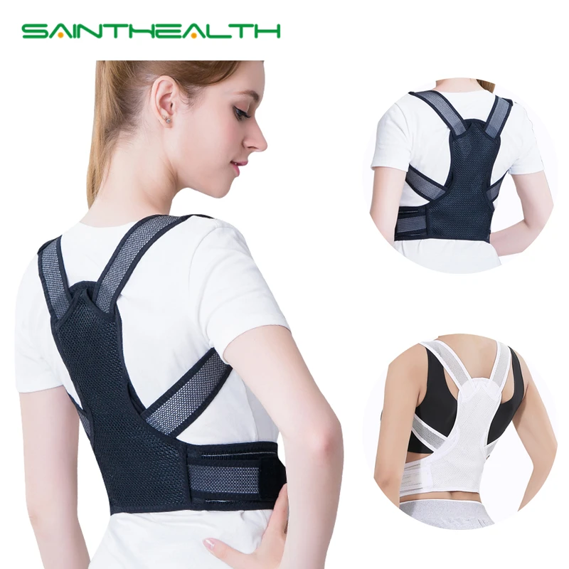 

2019 New Posture Corrector Light and Breathable Back Brace Support Adjustable Clavicle Spine Shoulder Lumbar Corset Correction