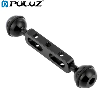 

PULUZ 5.1 inch 13cm Aluminum Alloy Dual Balls Arm for Underwater Diving Torch / Video Light, Ball Diameter: 1inch /2.54cm