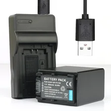 Lanfulang 1 набор из NP-FV100 батареи и Батарея Зарядное устройство для sony FDR-AX40 HDR-CX110 HDR-CX115 DCR-SX21 DCR-SX44 DCR-SX85