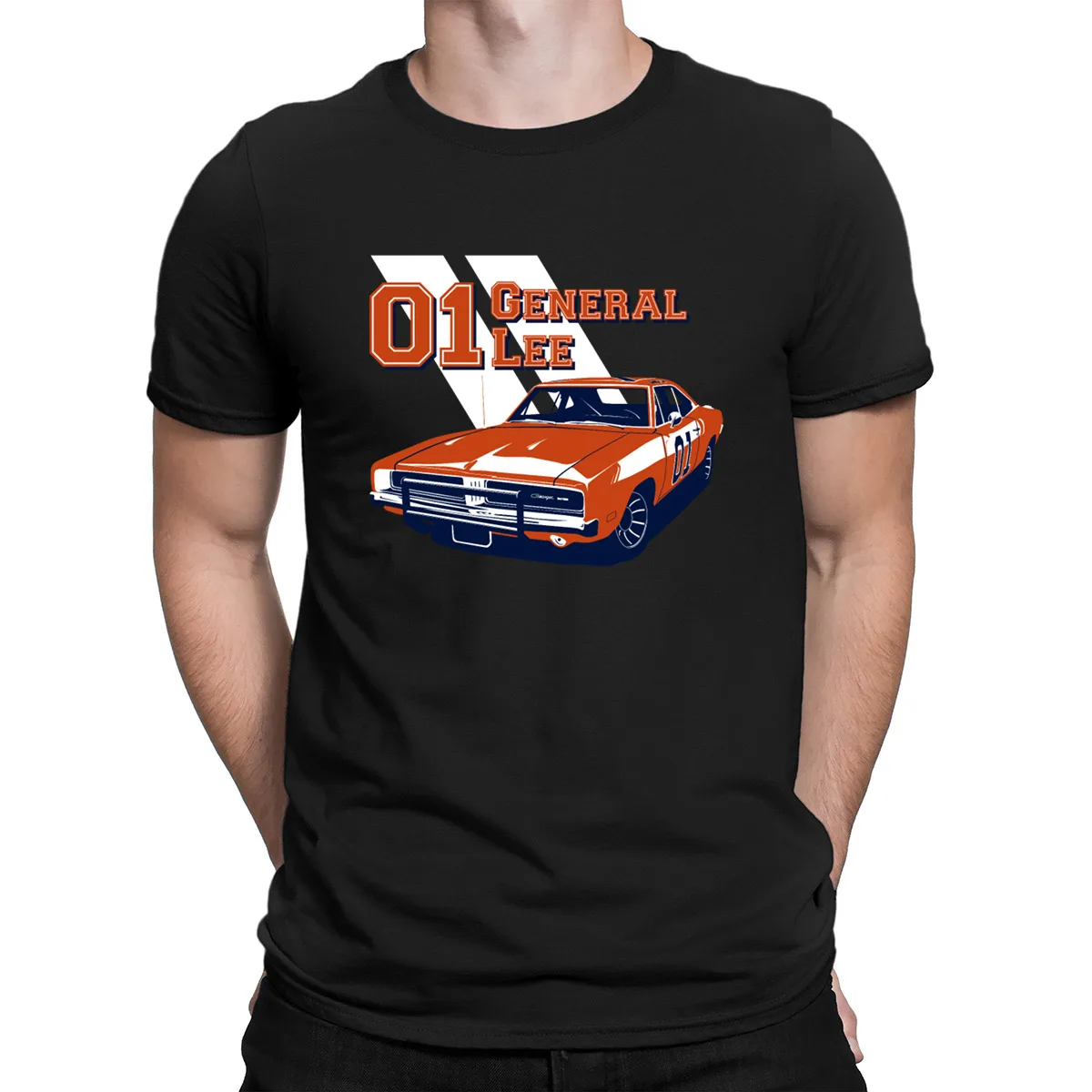 

General Lee T-Shirt Cool Fitness 100% Cotton Awesome Men's Tshirt Knitted Solid Color Better Anlarach 2018