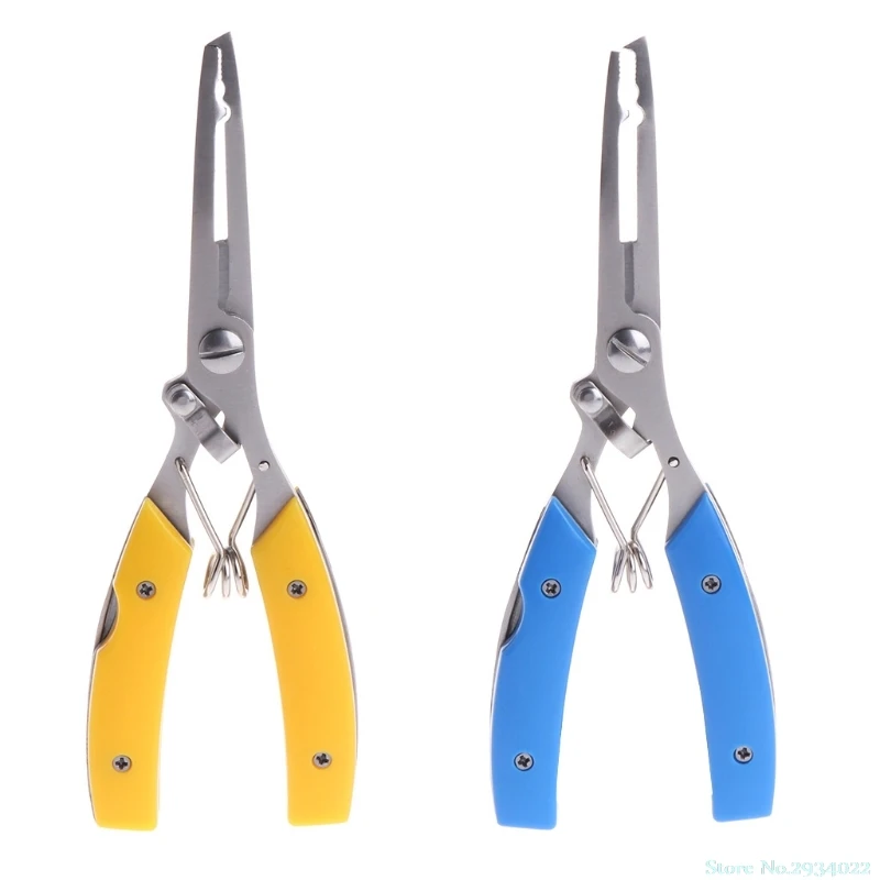 

New Outdoor Multifunction Fishing Pliers Fish Gripper Tackle Cut Line Cutter Scissor Drop Ship