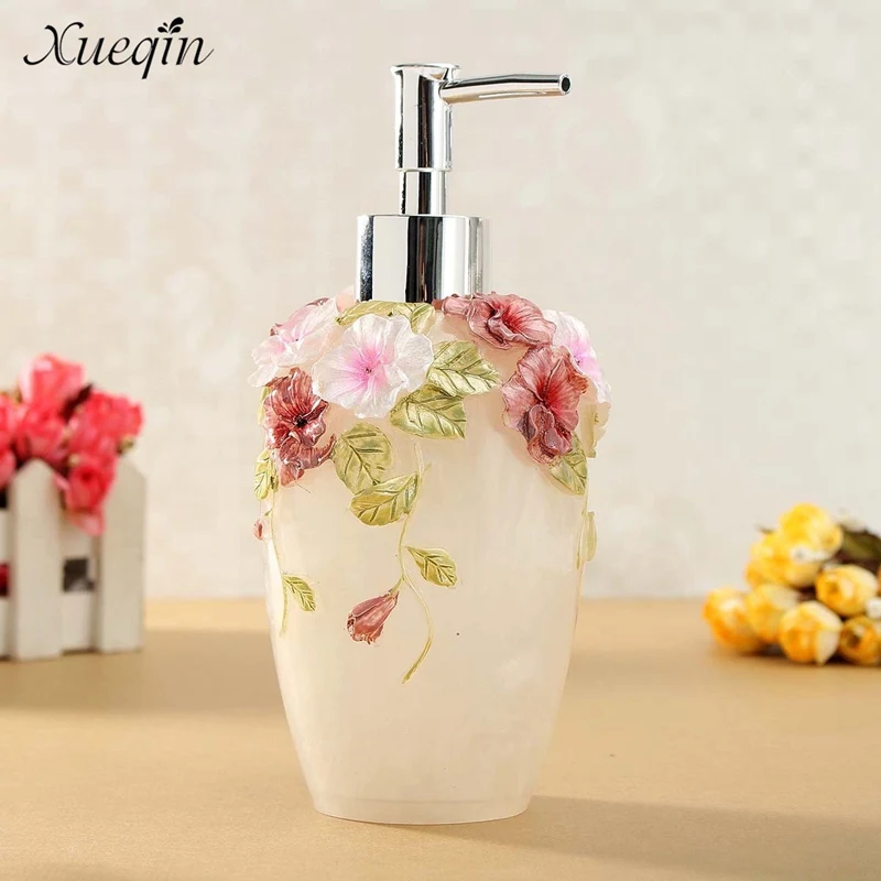 Online Xueqin 350 ml Luxuriöse Flüssigkeit Seife Dispenser Pumpe Lotion Nachfüllbar Leere Flasche für Home Hotel Bad Küche Decor