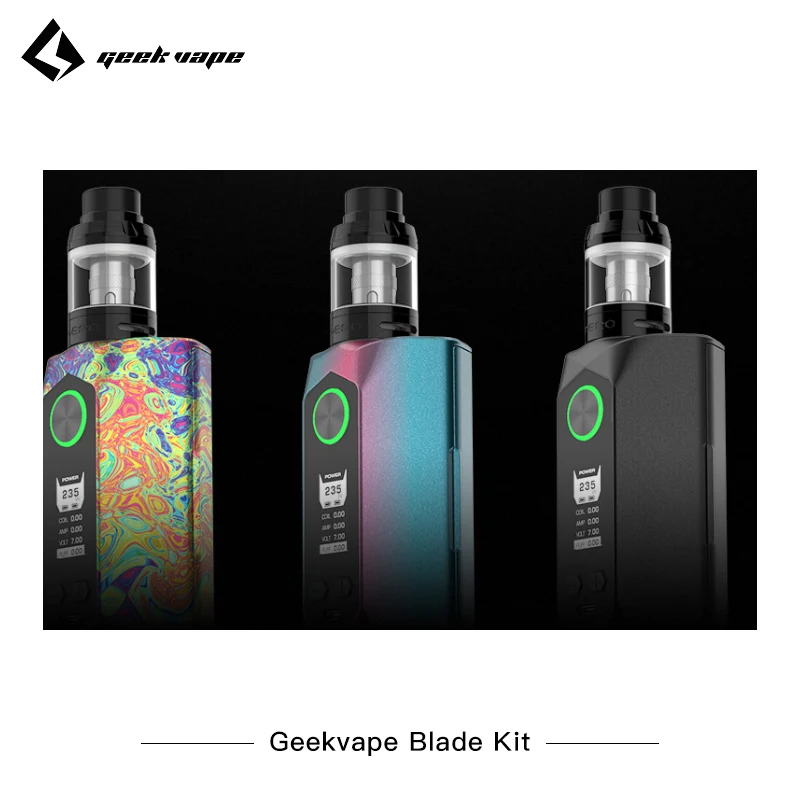 

100% Original Geekvape Blade Kit with Aero Tank 235W Blade Box MOD Fit 18650 20700 21700 Battery Electronic Cigarettes Vaporizer