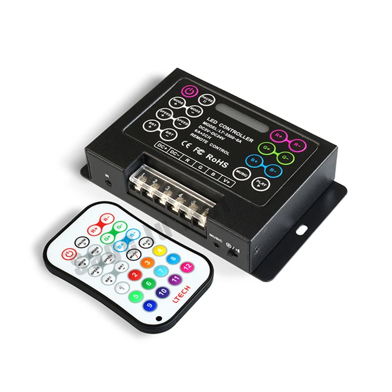 LT 3500 6A;LED RGB Music Controller;DC5 24V input;max 6A*3channel