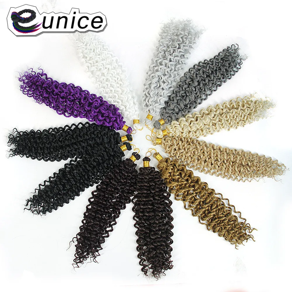 water wave crochet brading hair extensions ombre colors  (2)