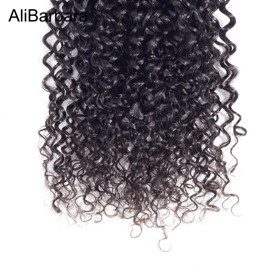 AliBarbara волос бразильский странный вьющиеся волосы 3 Комплект предложения 100% Remy человеческих волос натуральный Цвет 8-28 дюймов бесплатная