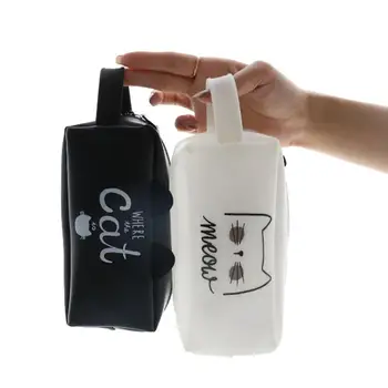

Cosmetic Bags Kawaii Cartoon Pencil Pen Case Cosmetic Makeup Bag Zipper Travel Pouch Case Large Contain Bags Mala De #YL5