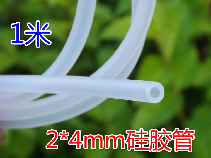 

10 Meter 2*4mm Food Grade Medical Use Grade FDA Silicone Rubber Flexible O Tube Hose Pipe