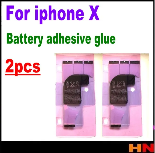 

2pcs For iPhone X iX i10 Battery Adhesive Glue Tape Pad Strip Battery Sticker Replacement