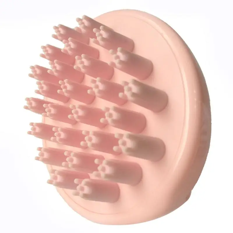 

Hair Massager Brushes Shampoo Scalp Brush Head Massager Body Shower Brushes Bath Tool (Pink)